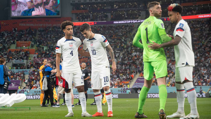 The USMNT’s Tyler Adams, Christian Pulisic, Matt Turner and Weston McKennie